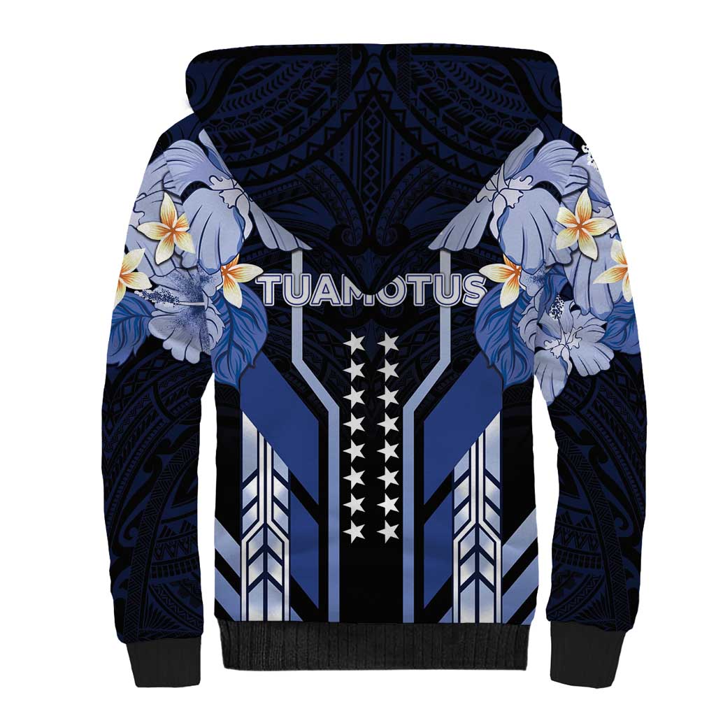 French Polynesia Tuamotu Archipelago Sherpa Hoodie Polynesian Pattern Unique Style LT05 - Polynesian Pride