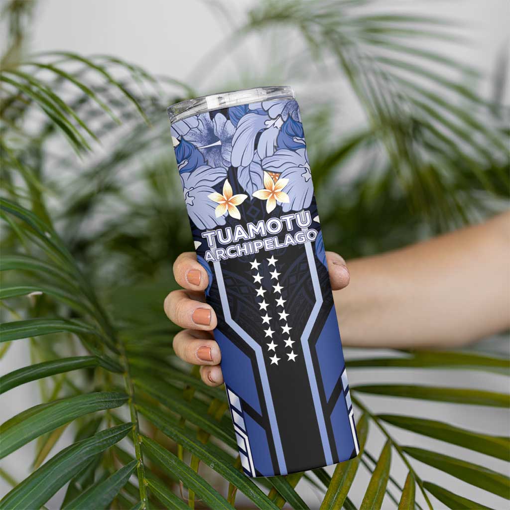 French Polynesia Tuamotu Archipelago Skinny Tumbler Polynesian Pattern Unique Style LT05 - Polynesian Pride