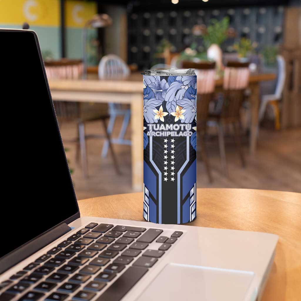 French Polynesia Tuamotu Archipelago Skinny Tumbler Polynesian Pattern Unique Style LT05 - Polynesian Pride