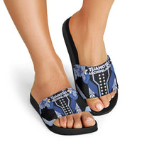 French Polynesia Tuamotu Archipelago Slide Sandals Polynesian Pattern Unique Style LT05 - Polynesian Pride