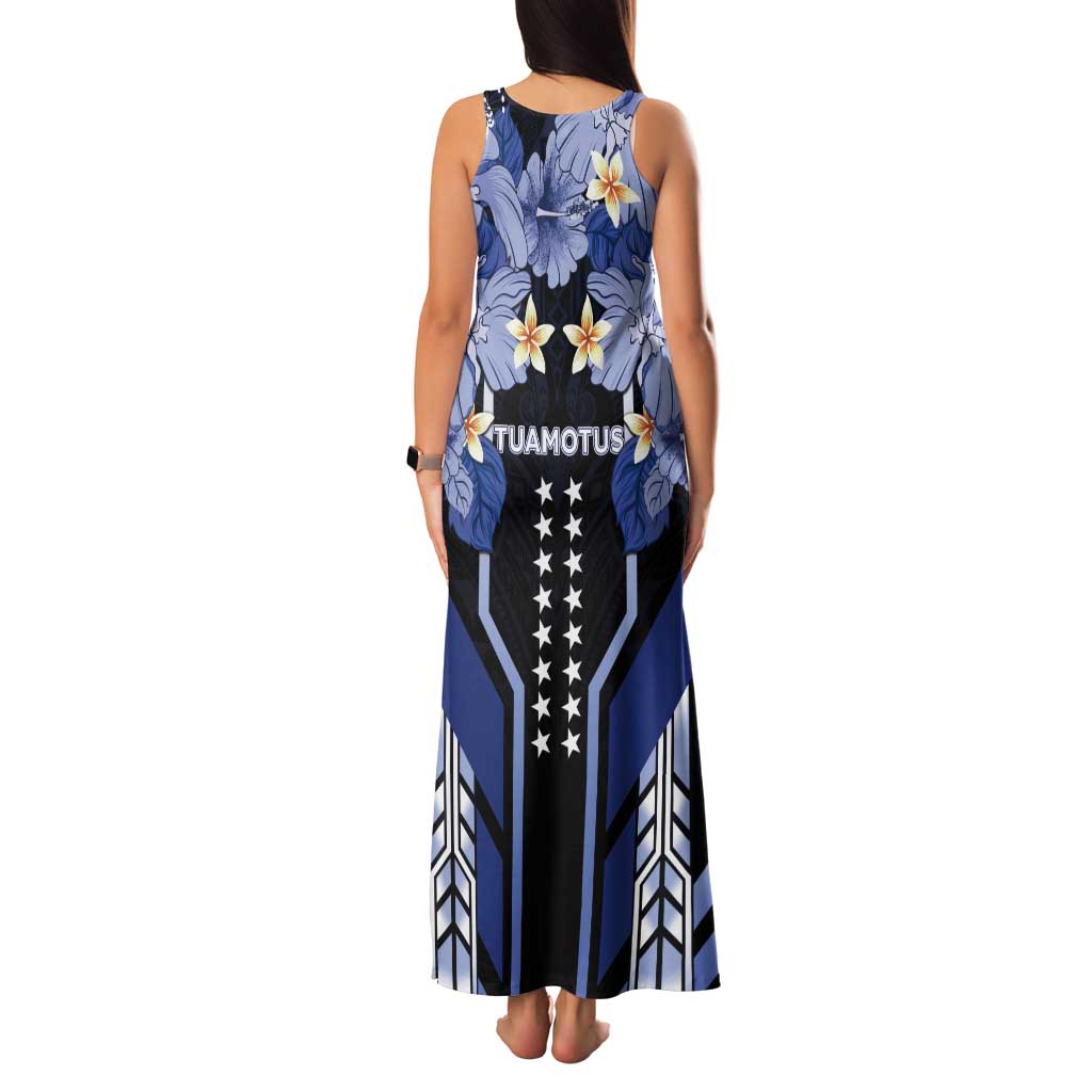 French Polynesia Tuamotu Archipelago Tank Maxi Dress Polynesian Pattern Unique Style LT05 - Polynesian Pride