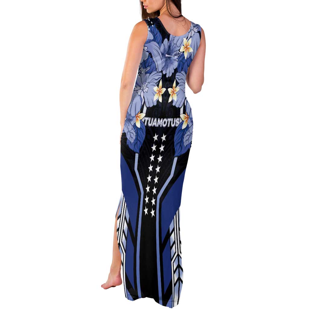 French Polynesia Tuamotu Archipelago Tank Maxi Dress Polynesian Pattern Unique Style LT05 - Polynesian Pride