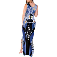 French Polynesia Tuamotu Archipelago Tank Maxi Dress Polynesian Pattern Unique Style LT05 - Polynesian Pride