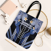French Polynesia Tuamotu Archipelago Tote Bag Polynesian Pattern Unique Style LT05 Black Strap One Size Navy - Polynesian Pride