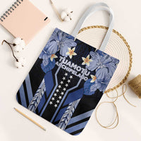 French Polynesia Tuamotu Archipelago Tote Bag Polynesian Pattern Unique Style LT05 White Strap One Size Navy - Polynesian Pride