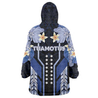 French Polynesia Tuamotu Archipelago Wearable Blanket Hoodie Polynesian Pattern Unique Style LT05 - Polynesian Pride