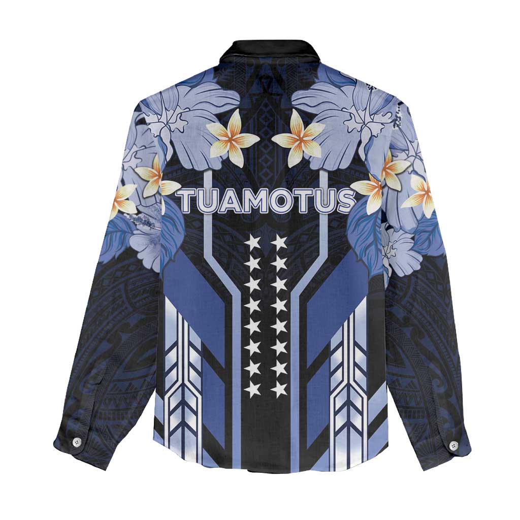 French Polynesia Tuamotu Archipelago Women Casual Shirt Polynesian Pattern Unique Style LT05 - Polynesian Pride
