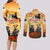 Australia And New Zealand ANZAC Day Couples Matching Long Sleeve Bodycon Dress and Long Sleeve Button Shirt Kangaroo And Kiwi Bird Soldiers Lest We Forget LT05 - Polynesian Pride