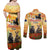 Australia And New Zealand ANZAC Day Couples Matching Off Shoulder Maxi Dress and Long Sleeve Button Shirt Kangaroo And Kiwi Bird Soldiers Lest We Forget LT05 - Polynesian Pride