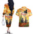 Australia And New Zealand ANZAC Day Couples Matching Off The Shoulder Long Sleeve Dress and Hawaiian Shirt Kangaroo And Kiwi Bird Soldiers Lest We Forget LT05 - Polynesian Pride