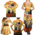 Australia And New Zealand ANZAC Day Family Matching Summer Maxi Dress and Hawaiian Shirt Kangaroo And Kiwi Bird Soldiers Lest We Forget LT05 - Polynesian Pride