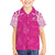 New Zealand Fern Women Rugby Custom Family Matching Puletasi and Hawaiian Shirt Pink Maori Pattern