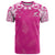 New Zealand Fern Women Rugby Custom T Shirt Pink Maori Pattern