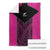 New Zealand Fern Rugby Blanket Pink Maori Pattern