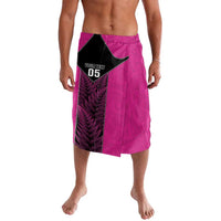 New Zealand Fern Rugby Custom Lavalava Pink Maori Pattern