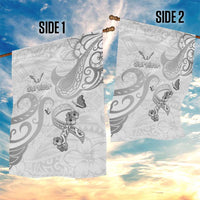 Brain Cancer Awareness Garden Flag Ribbon Polynesian Pattern LT05 - Polynesian Pride