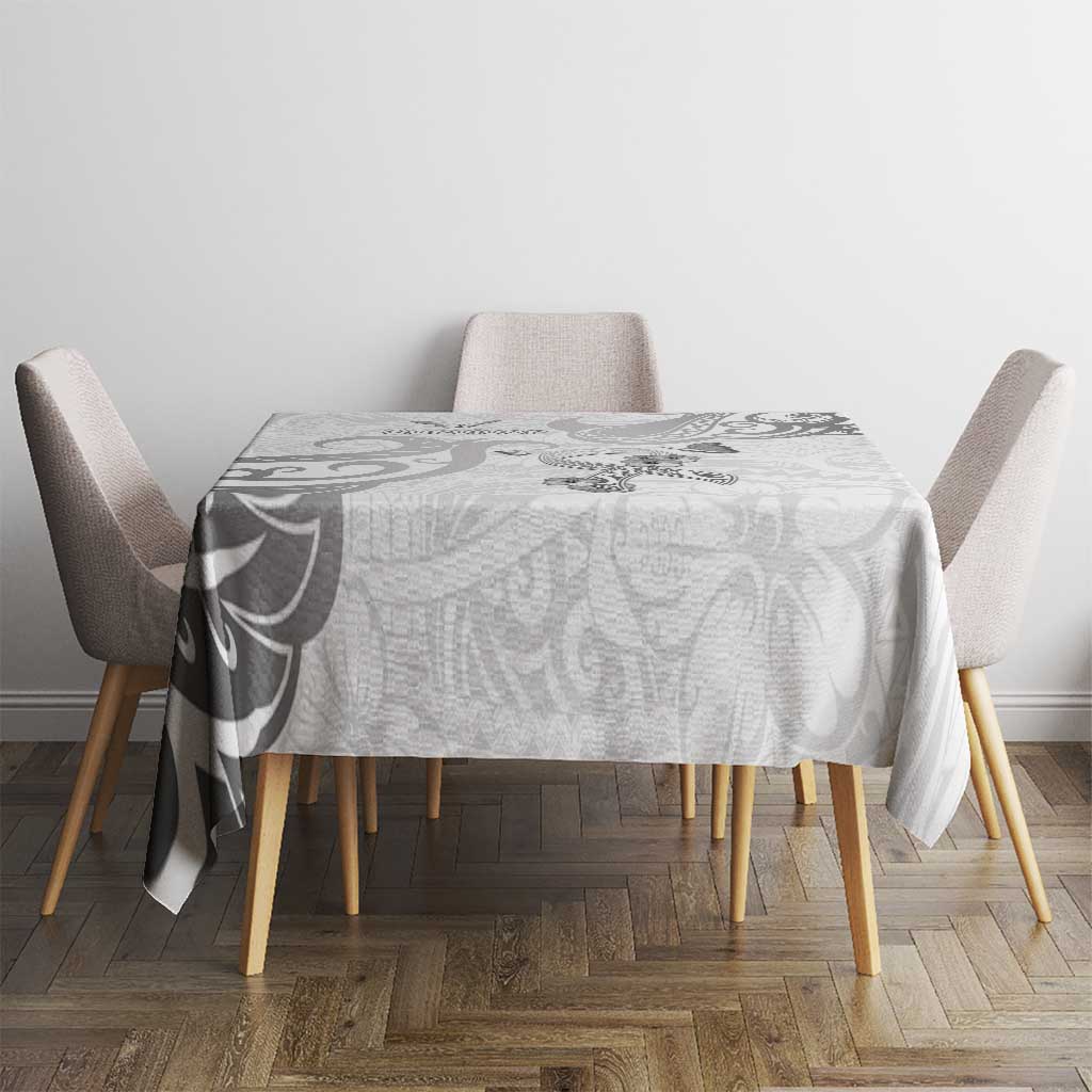 Brain Cancer Awareness Tablecloth Ribbon Polynesian Pattern LT05 - Polynesian Pride