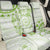 Polynesian Pattern With Plumeria Flowers Back Car Seat Cover Lime Green