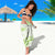 Polynesian Pattern With Plumeria Flowers Sarong Lime Green