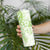 Lime Green Polynesian Pattern With Plumeria Flowers Skinny Tumbler