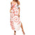 Polynesian Pattern With Plumeria Flowers Family Matching Summer Maxi Dress and Hawaiian Shirt Orange Peach