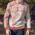 Polynesian Pattern With Plumeria Flowers Ugly Christmas Sweater Orange Peach