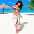 Polynesian Pattern With Plumeria Flowers Sarong Orange Peach