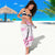 Polynesian Pattern With Plumeria Flowers Sarong Pink