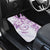 Polynesian Pattern With Plumeria Flowers Car Mats Purple