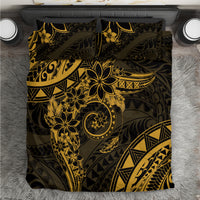 Polynesian Sunset Plumeria Bedding Set Gold Polynesian Tattoo LT05 Gold - Polynesian Pride