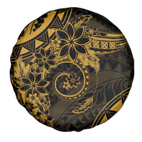 Polynesian Sunset Plumeria Spare Tire Cover Gold Polynesian Tattoo LT05 - Polynesian Pride