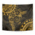 Polynesian Sunset Plumeria Tapestry Gold Polynesian Tattoo