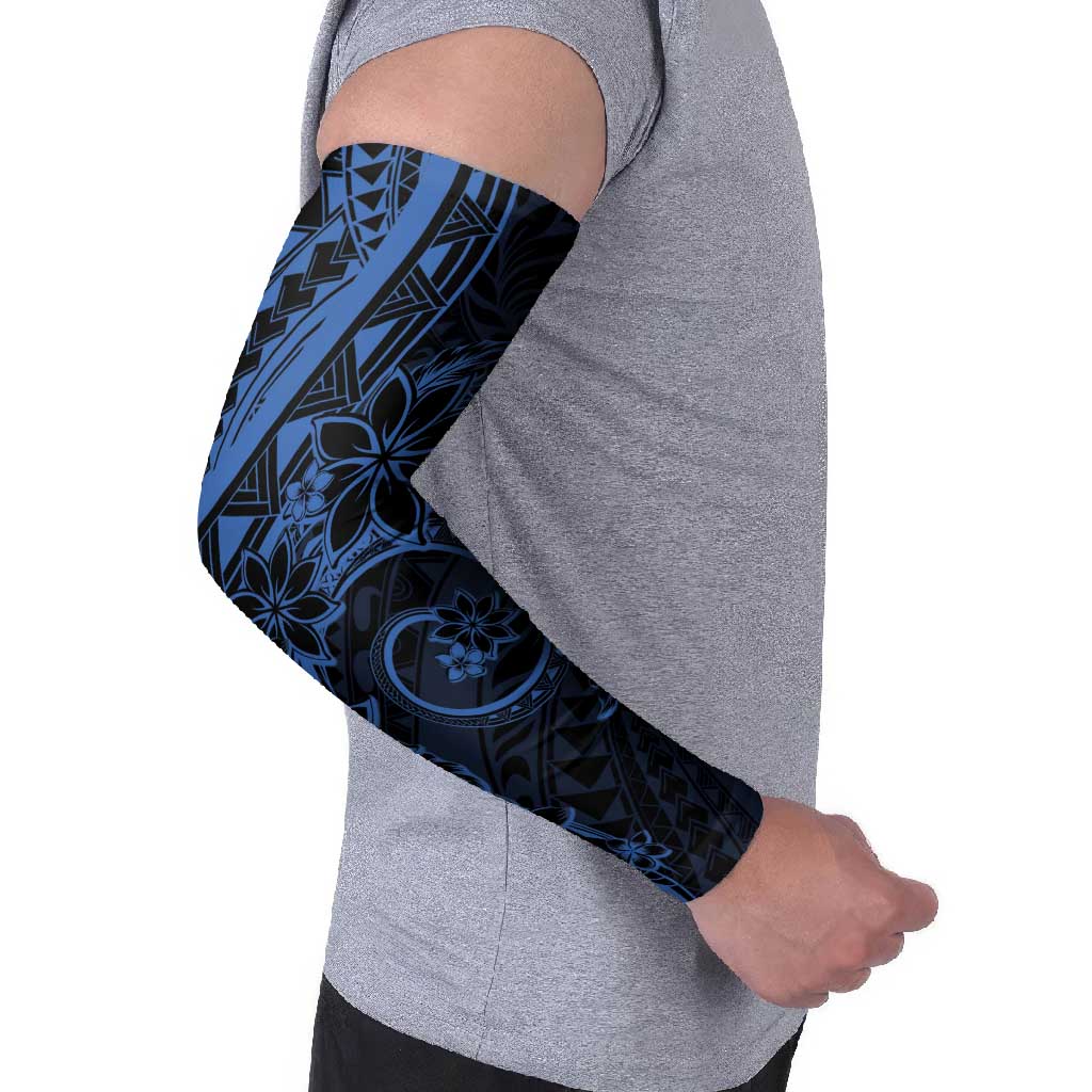 Polynesian Sunset Plumeria Arm Sleeves Navy Polynesian Tattoo - Polynesian Pride