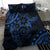 Polynesian Sunset Plumeria Bedding Set Navy Polynesian Tattoo