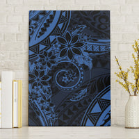 Polynesian Sunset Plumeria Canvas Wall Art Navy Polynesian Tattoo LT05 Without Frame Navy - Polynesian Pride