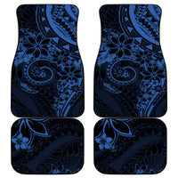 Polynesian Sunset Plumeria Car Mats Navy Polynesian Tattoo LT05 - Polynesian Pride