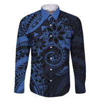 Polynesian Sunset Plumeria Family Matching Mermaid Dress and Hawaiian Shirt Navy Polynesian Tattoo