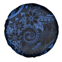Polynesian Sunset Plumeria Spare Tire Cover Navy Polynesian Tattoo LT05 - Polynesian Pride