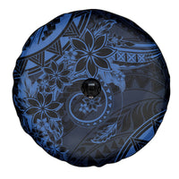 Polynesian Sunset Plumeria Spare Tire Cover Navy Polynesian Tattoo LT05 - Polynesian Pride
