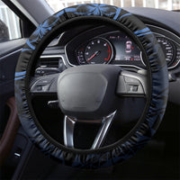 Polynesian Sunset Plumeria Steering Wheel Cover Navy Polynesian Tattoo LT05 - Polynesian Pride