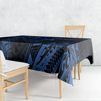 Polynesian Sunset Plumeria Tablecloth Navy Polynesian Tattoo LT05 - Polynesian Pride