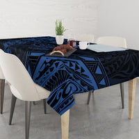 Polynesian Sunset Plumeria Tablecloth Navy Polynesian Tattoo LT05 - Polynesian Pride