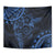 Polynesian Sunset Plumeria Tapestry Navy Polynesian Tattoo