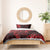 Polynesian Sunset Plumeria Bedding Set Red Polynesian Tattoo