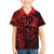 Polynesian Sunset Plumeria Family Matching Puletasi and Hawaiian Shirt Red Polynesian Tattoo