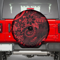 Polynesian Sunset Plumeria Spare Tire Cover Red Polynesian Tattoo LT05 - Polynesian Pride