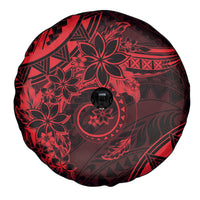 Polynesian Sunset Plumeria Spare Tire Cover Red Polynesian Tattoo LT05 - Polynesian Pride