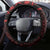 Polynesian Sunset Plumeria Steering Wheel Cover Red Polynesian Tattoo