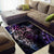 Polynesian Sunset Plumeria Area Rug Galaxy Polynesian Tattoo