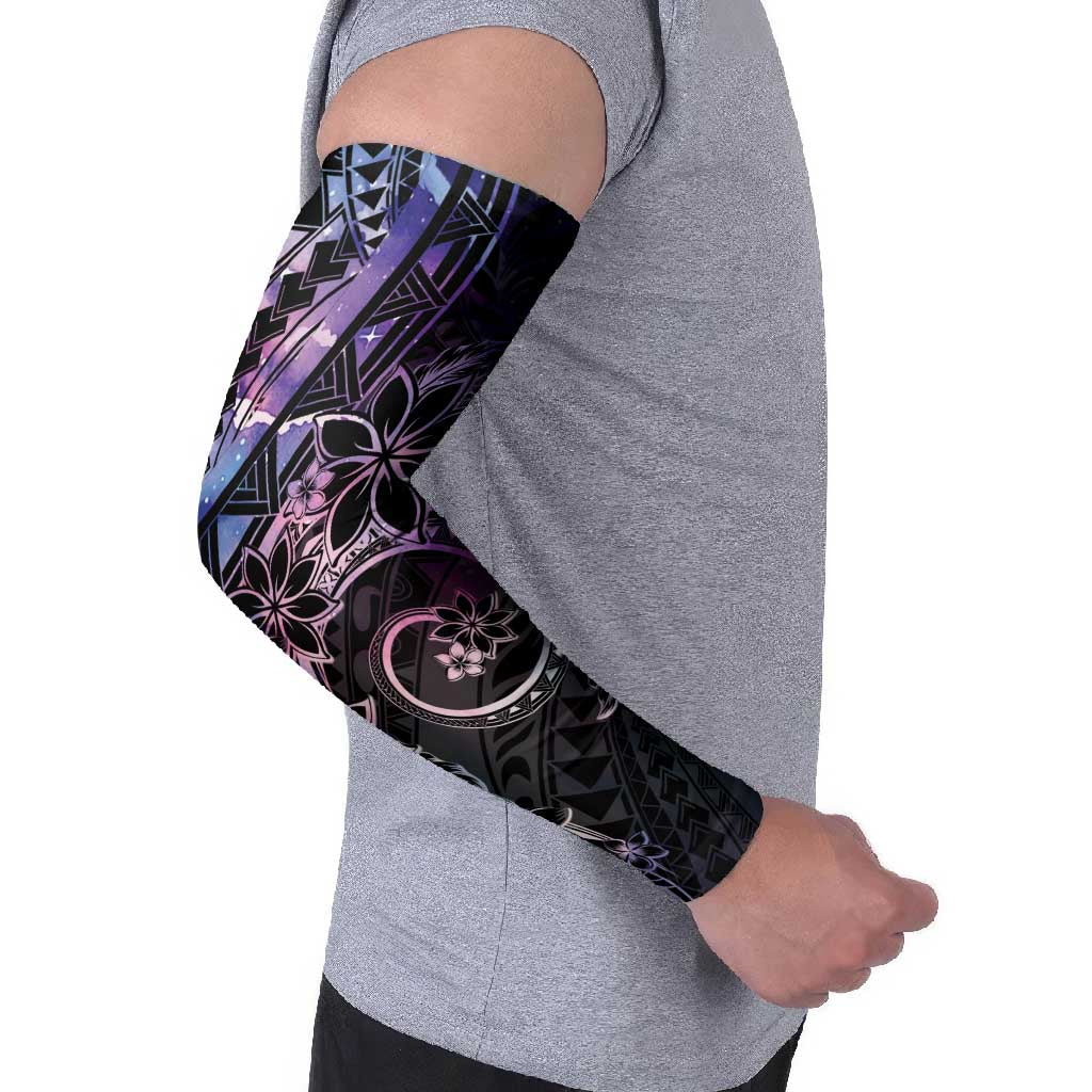 Polynesian Sunset Plumeria Arm Sleeves Galaxy Polynesian Tattoo - Polynesian Pride